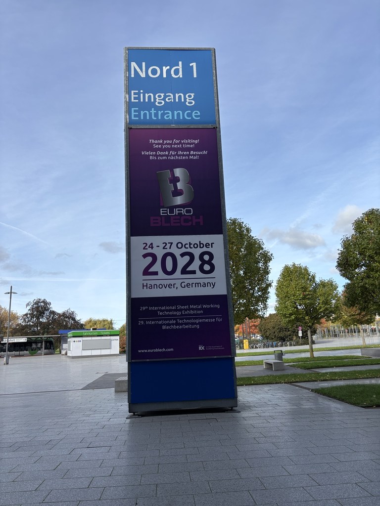 EuroBLECH会場の看板